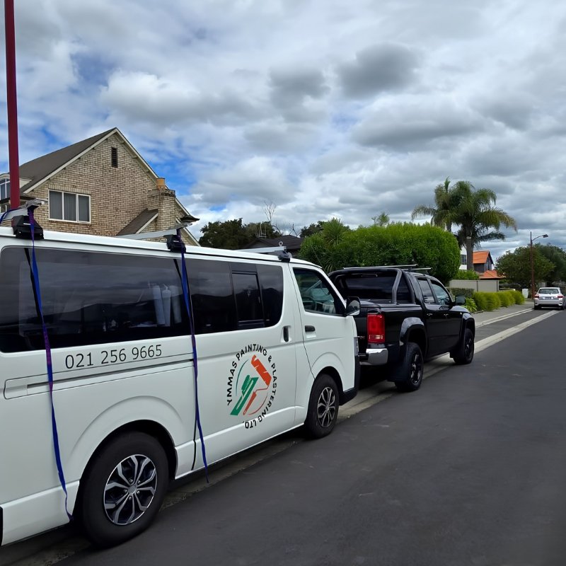 Painting work on a Hamilton property